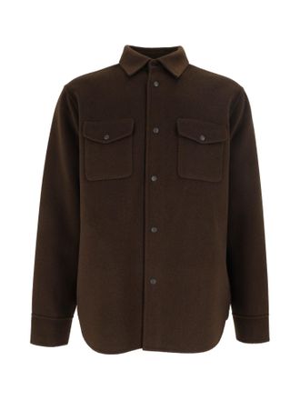 Aspesi Wool Flap-Pocket Shirt Jacket