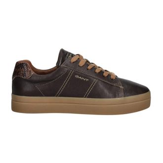GANT Avona Sneakers - Dames - Schoenen - Bruin - Maat: 41 EU Leer