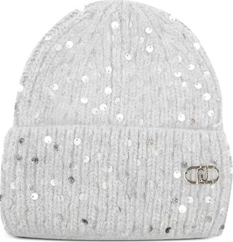 Liu Jo Berretto con paillettes - Grigio