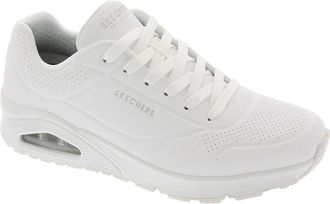 Skechers Mens Uno-Stand on Air Sneaker, White/White, 9.5 UK Wide