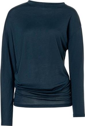 super.natural Yoga Loose L/S Merinoshirt f&uuml;r Damen | blau