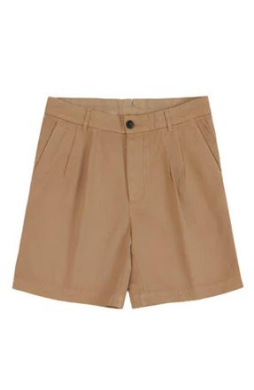Fortela Beachshort Cotton Shorts in Beige at Nordstrom, Size 38 Eu