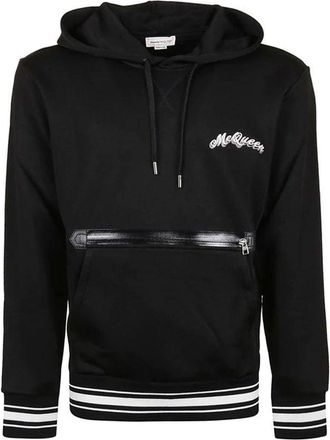 Alexander McQueen Black Cotton Mens Sweatshirt