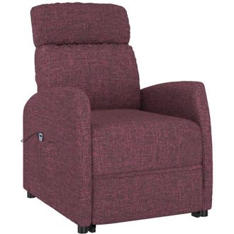 vidaXL Sill&oacute;n Elevable Tela Morado Vidaxl