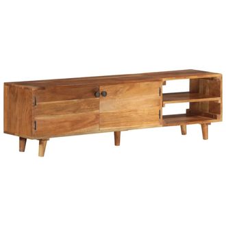 vidaXL Mueble De Tv Madera Acacia Con Acabado Miel 140x30x40 Cm Vidaxl