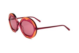Marni Womens 53mm Wine Brick Sunglasses