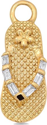 Sara Weinstock Papua Diamond Flip Flop Charm in Yellow Gold at Nordstrom