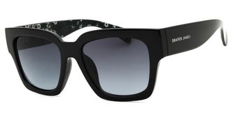 Draper James DJ9022 001 Womens Sunglasses Black Size 56