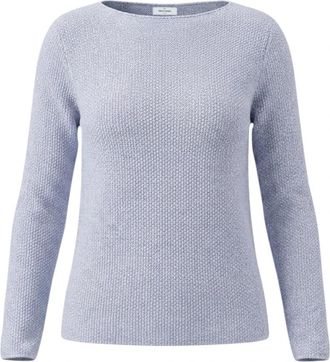 Gran Sasso Trui met ronde hals - Dames - Ronde hals truien - Blauw - S - Truien & Vesten
