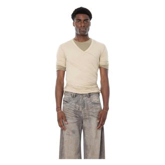 Diesel Uomo, Top, Beige, L, new