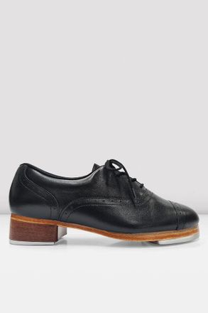 Bloch BLOCH Ladies Jason Samuels Smith Natural Sole Tap Shoes, Black Leather