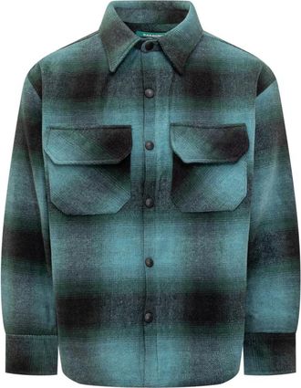Barrow Camicia In Flanella - Heren - Casual Overhemden - Veelkleurig - M - Wol - Overhemden