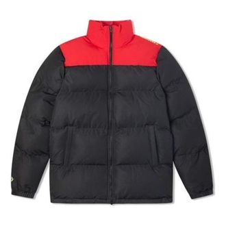 Converse Colorblock Down Jacket Asia Sizing Black Red 10020541-A01