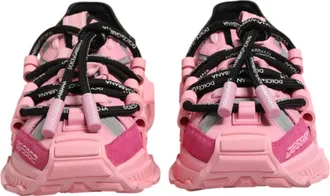 Dolce & Gabbana Pink Low Top Space Women Sneakers Womens Shoes (Pre-Owned)