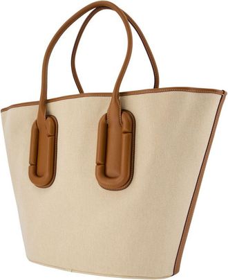 Marc Jacobs Womens The Tote Shoulder Bag - Marc Jacobs Cotton Beige Shoulder-Hobo-Bags
