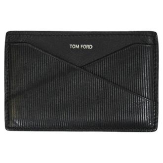 Tom Ford Pre-owned Wallets, female, Black, Size: ONE SIZE Pre-owned Leather wallets