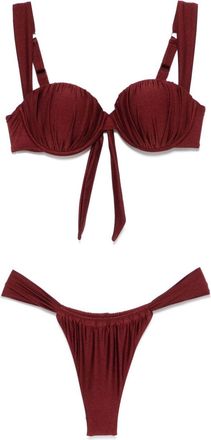 Noire Swimwear Bikini Mahogany - Rosso
