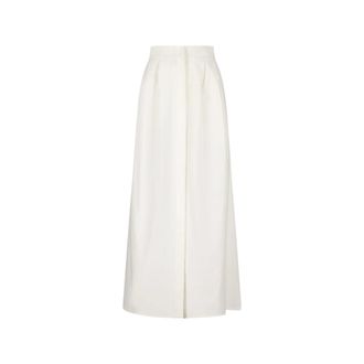 Max Mara Maxi Skirts, female, White, Size: S Elegant Gonna Skirt
