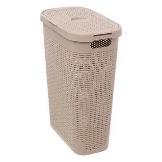 5five Simply Smart 5five Simply Smart - Cesta De Lino Slim 40l De Rat&aacute;n - 5five
