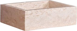 Wanda Collection Lavabo sobre encimera cuarto de ba&ntilde;o rect&aacute;ngulo 30 x 40 cm crema
