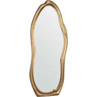 BIZZOTTO Bizzotto - Specchio da parete con cornice in poliuretano Felipe colore oro -68 x 173 cm