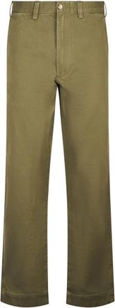 Polo Ralph Lauren Salingerpnt-Flat Front - Heren - Straight fit broeken - Groen - W33 - Broeken