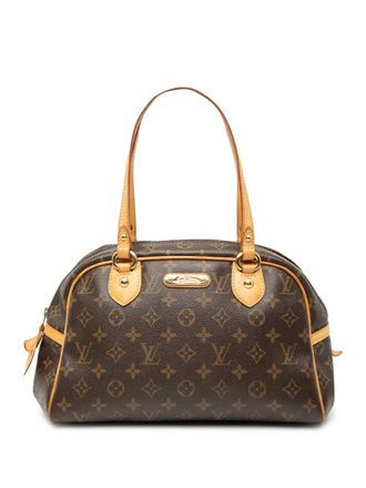Louis Vuitton 2008 Montorgueil PM handtas met monogram - Bruin