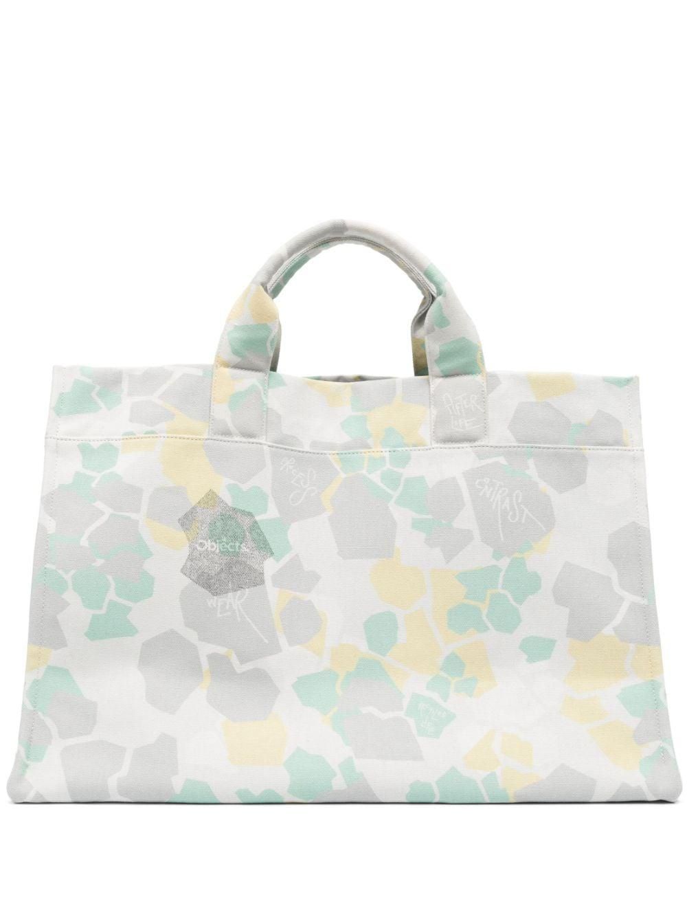 【関税込み】Objects IV Life グレー ミニ トートバッグ OBJECTS IV LIFE ロゴ トートバッグ | グレー | FARFETCH JP