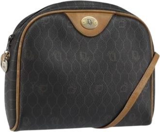 Dior Pre-owned Vintage Plastic Schoudertas - Dames - Vintage Schoudertas - Bruin - ONE Size - Leer - Vintage