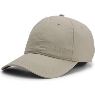 BOSS Lach Baseball Cap in Light Beige at Nordstrom