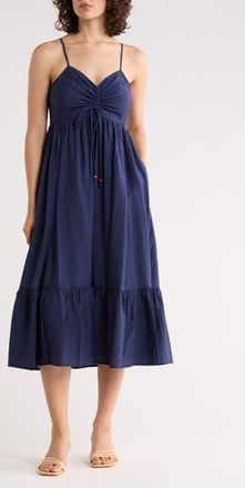 West K Spaghetti Strap Midi Dress in Navy at Nordstrom Rack, Size X-Large