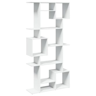 Berkfield Home Book Cabinet White 92x29x188 cm Engineered Wood | Size: 92 x 29 x 188 cm
