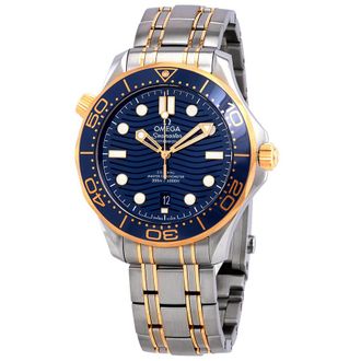 Omega Pre-owned Omega Seamaster Automatic Blue Dial Mens Watch 210.20.42.20.03.001