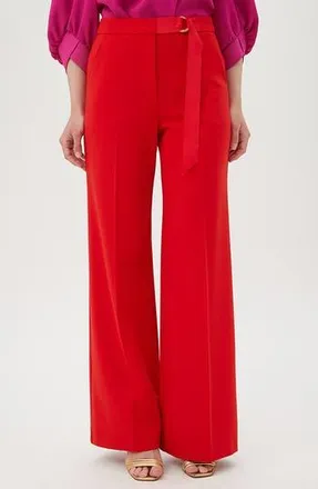 Trina Turk Wasabi 2 Wide Leg Pants in Reina Red at Nordstrom Rack, Size 4