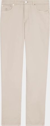 Brunello Cucinelli Men & apos;s Straight Fit Stretch Five-Pocket Pants