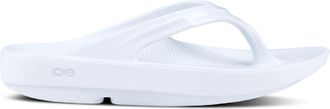 Oofos Womens OOlala Sandals White 10