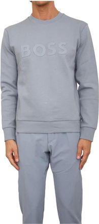 HUGO BOSS Hombre, Sudaderas, Gris, Talla: XL