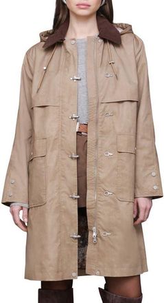 Avec Les Filles Heritage Hooded Raincoat in Heirloom at Nordstrom, Size X-Large