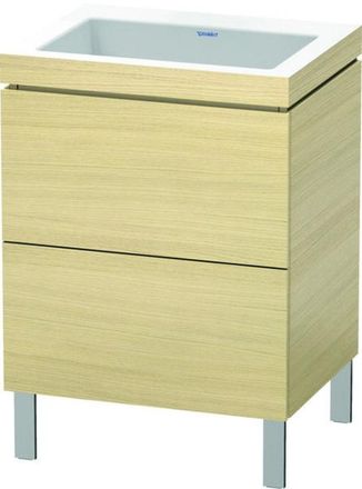 Duravit Duravit - Lavabo Para Muebles L-cube C-bonded Con Base De Pie
