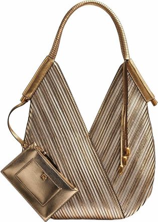 DKNY Baldwin Mini Metallic Shoulder Bag in Gold at Nordstrom