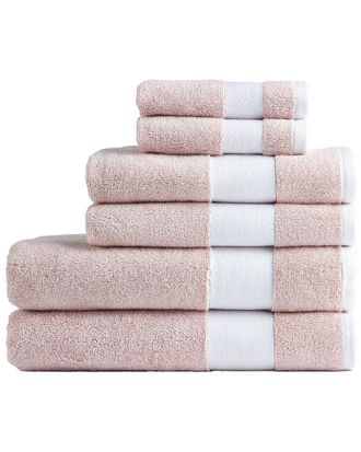 Lacoste Sport Stripe Cotton 6Pc Luxury Towel Set