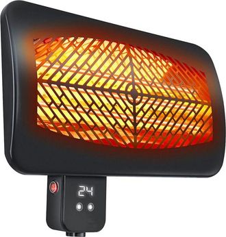 Purline Estufa De Exterior Digital Para Pared Con Mando A Distancia