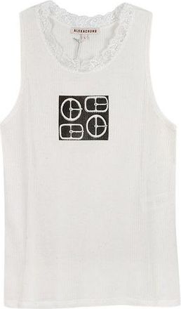 AlexaChung Lace Trimmed Rbbed Vest Size L