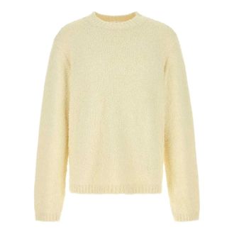 S&eacute;fr Round-neck Knitwear, male, Beige, Size: M Odilon Textured Sweater