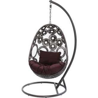 Kare Design Sill&oacute;n colgante marr&oacute;n