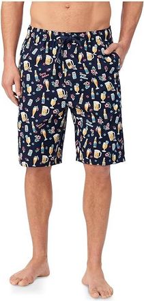 Tommy Bahama Pajama Short Bottom Mens Clothing Navy Cocktails : 2XL (44-46 Waist) 9, Cotton