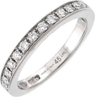 Bulgari Platinum Platinum 950 Band Ring (Pre-Owned)
