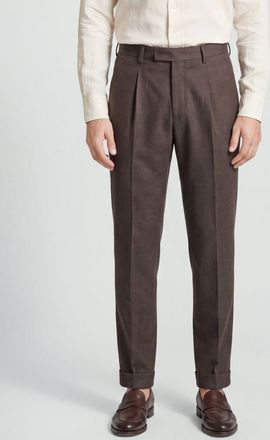Pantaloni Torino Pantaloni sartoriali Master slim fit in misto lana con pince