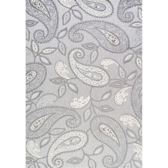 Jonathan Y Designs Julien Paisley High-Low Light Indoor/Outdoor Area Rug in Light Gray/ivory at Nordstrom, Size 3Ft 0In X 5Ft 0In
