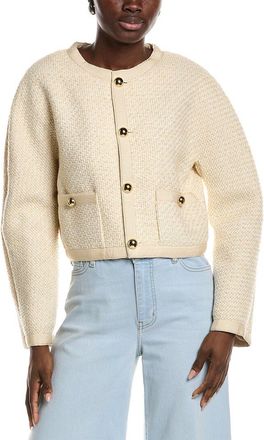 Frame Denim The Trim Wool-Blend Jacket
